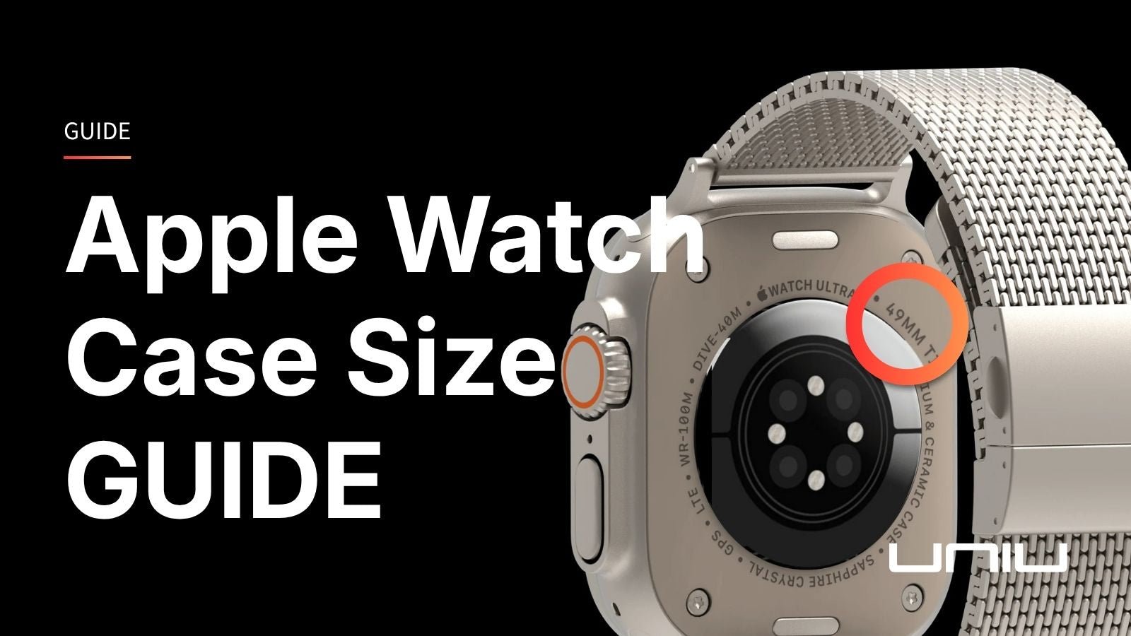 Apple Watch 配戴尺寸怎麼確認?錶徑與錶帶相容教學。 - UNIU® | 官方網站
