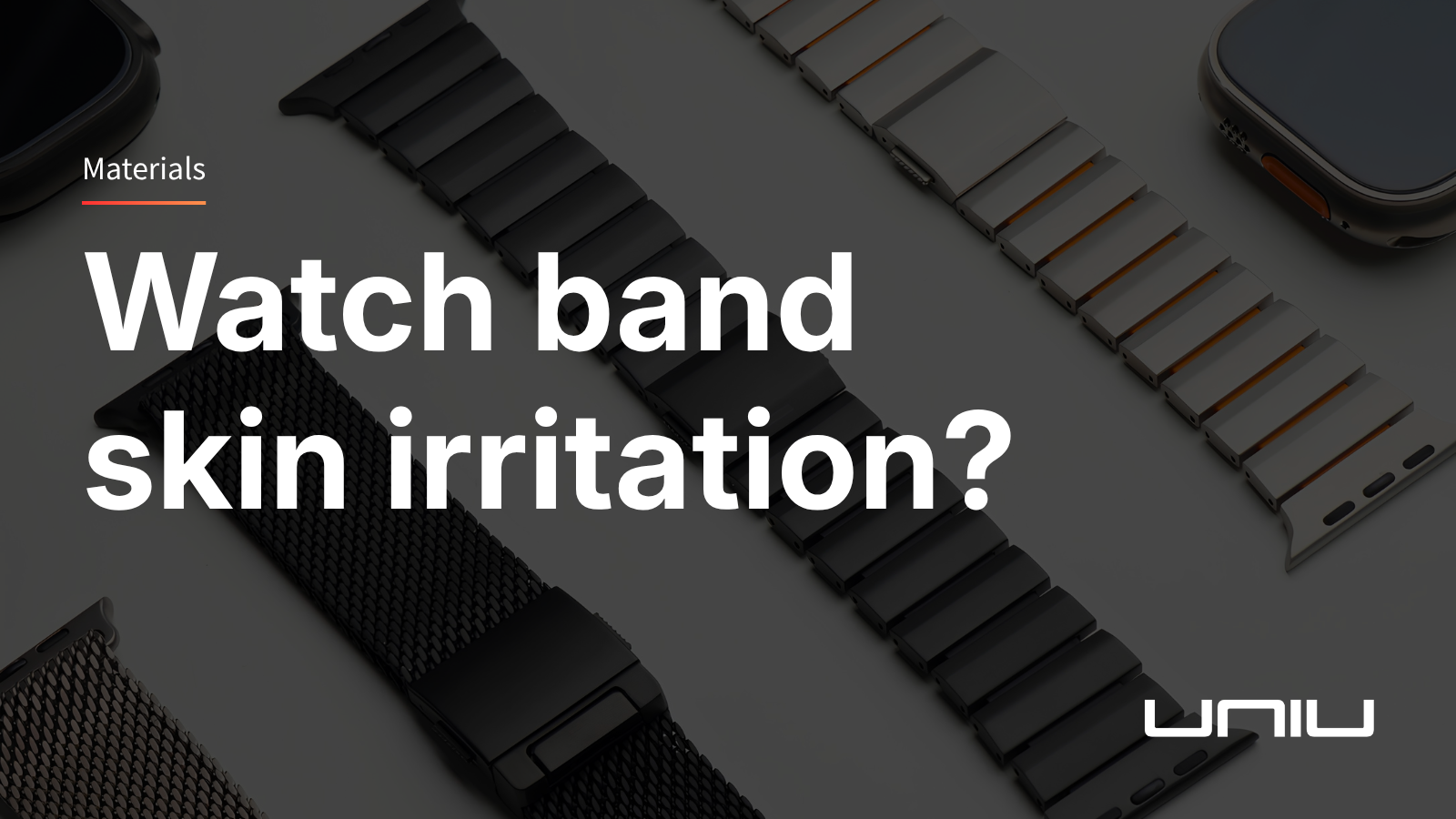 Apple Watch 錶帶會過敏嗎?材質選擇與敏感肌配戴建議