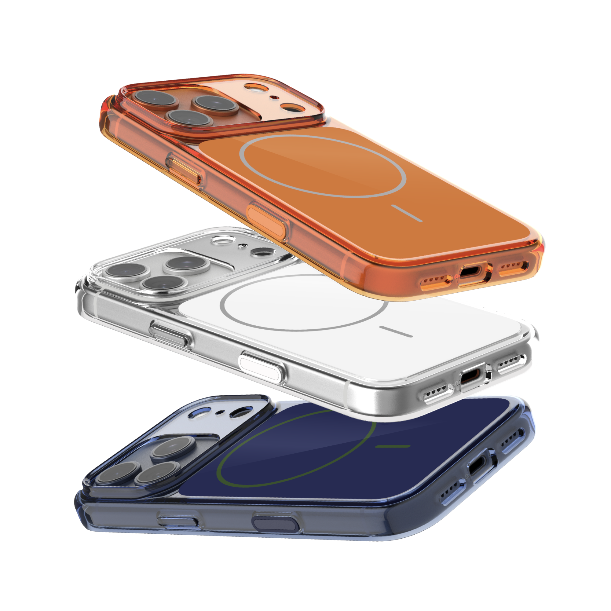 OI Square Core Transparent Shockproof Case