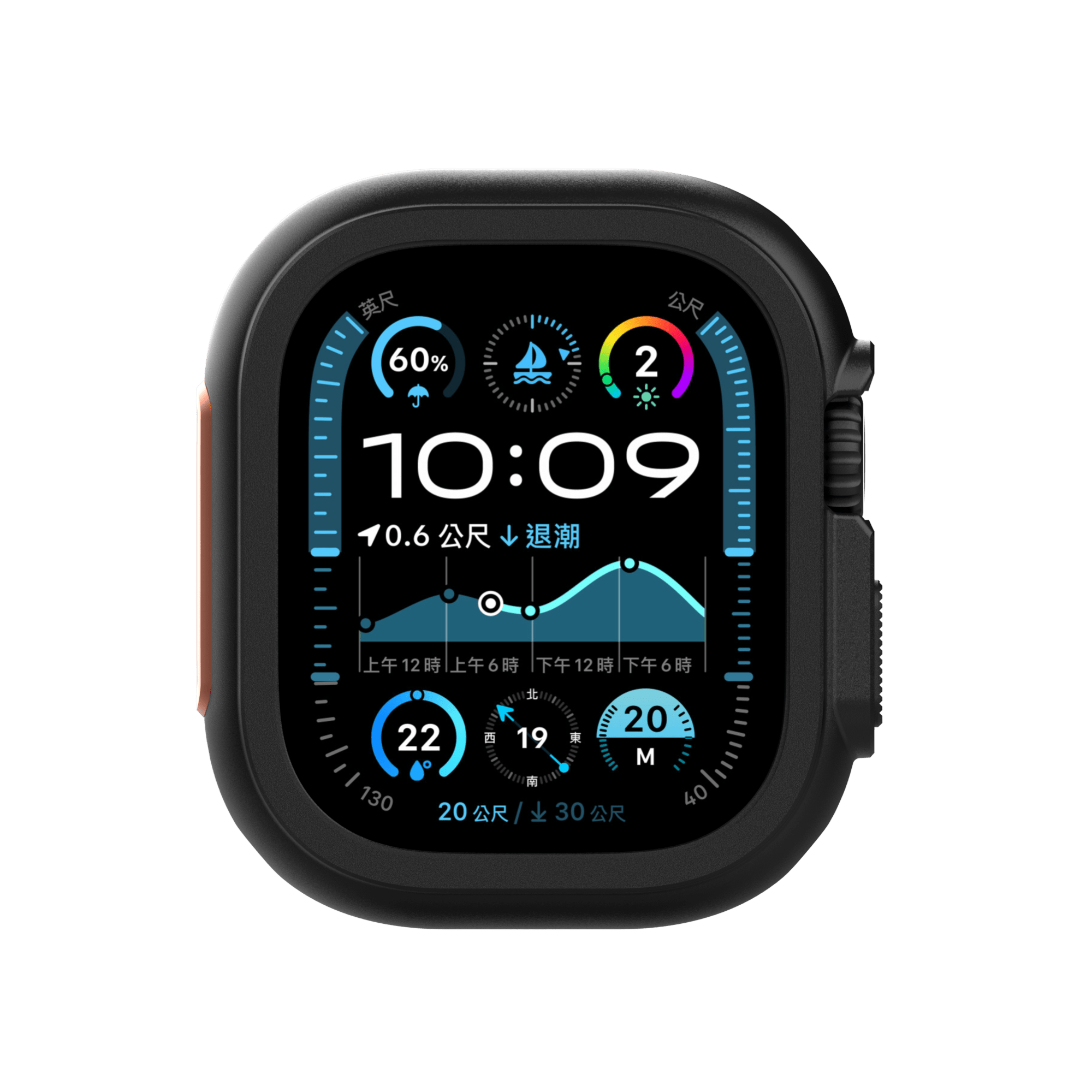 Remix 改裝保護殼 for Ultra 1/2/3 Apple Watch Ultra 保護殼 鈦黑色