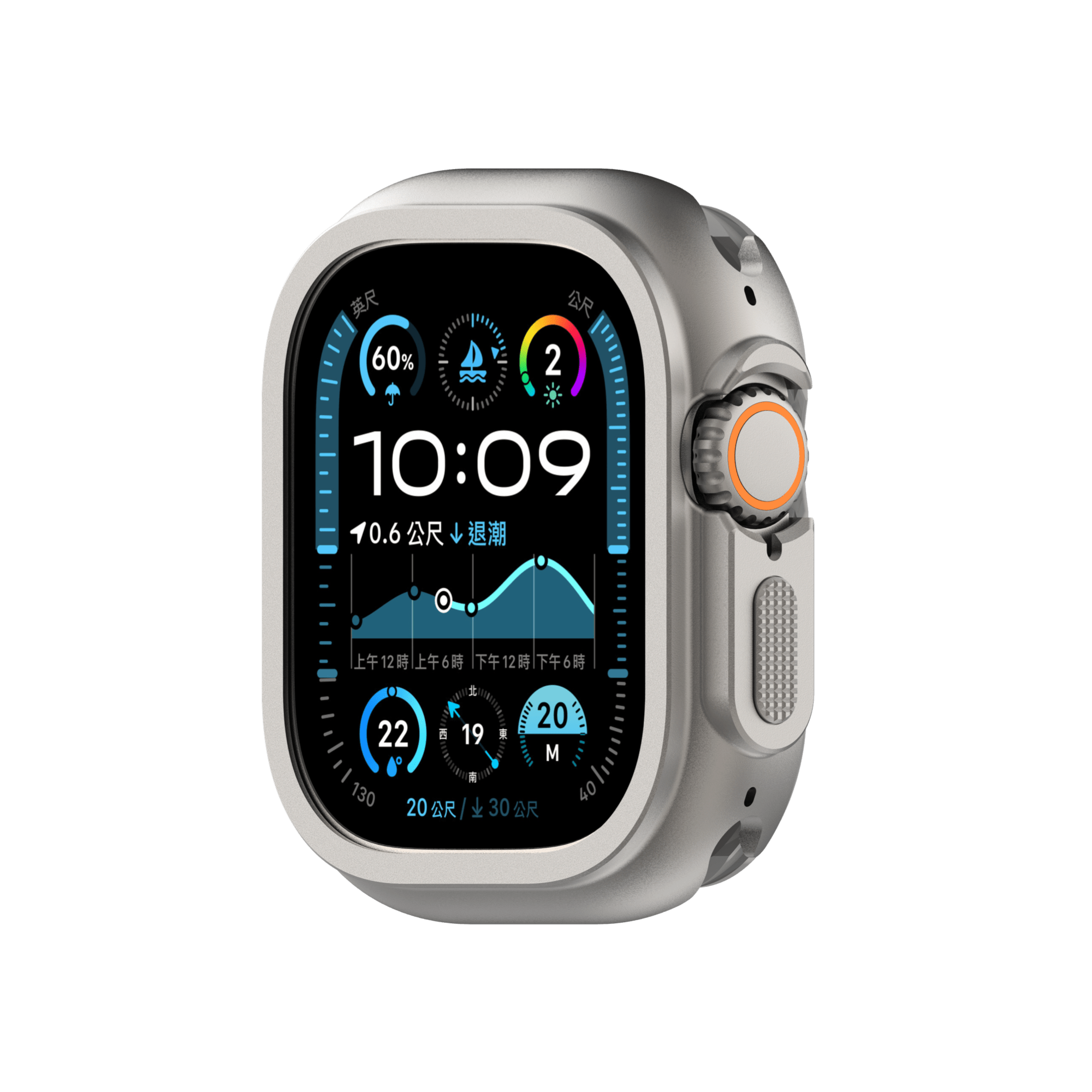 Apple Watch Ultra 保護殼 UNIU Remix 改裝保護殼 (原鈦色)