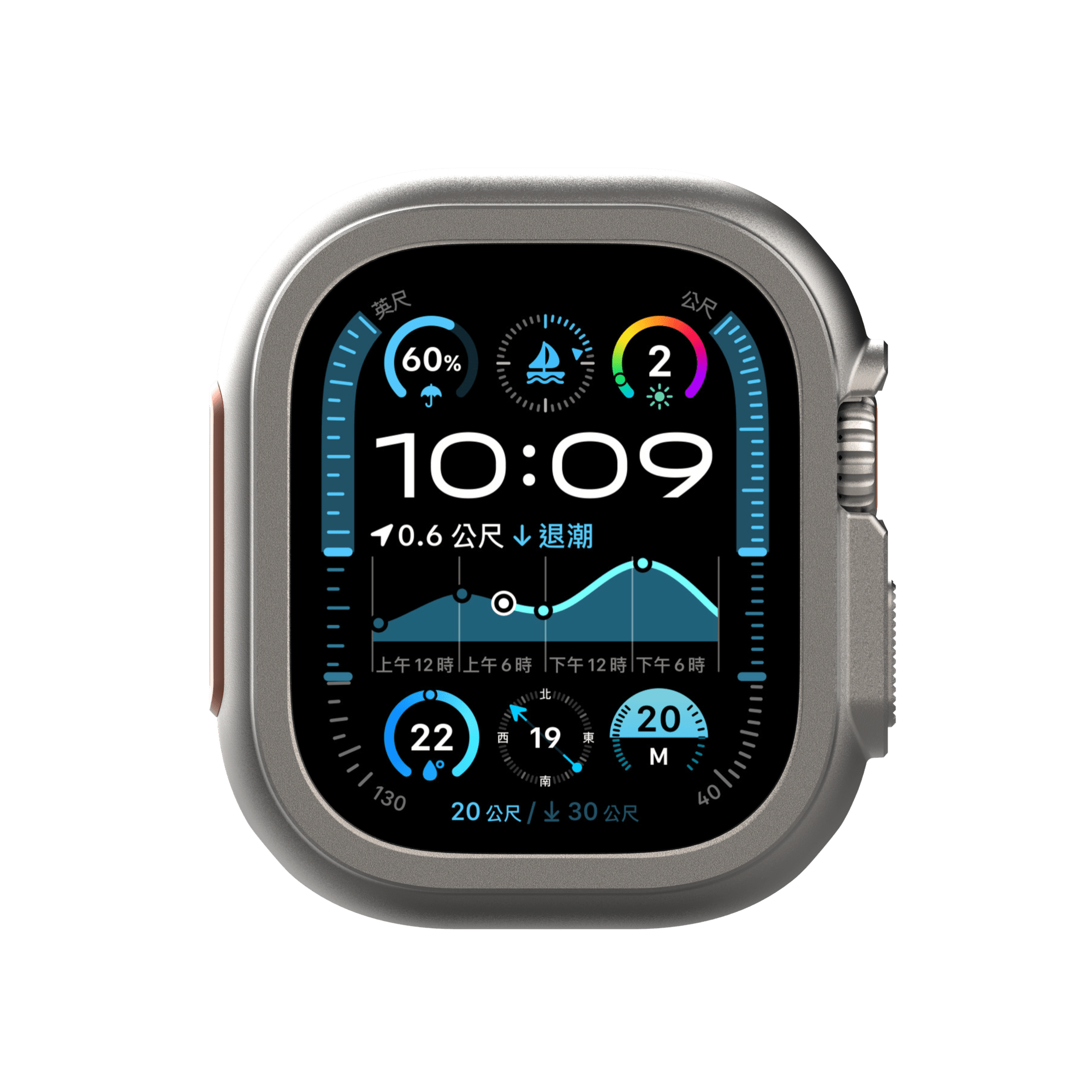 Apple Watch Ultra 保護殼 UNIU Remix 改裝保護殼 (原鈦色)