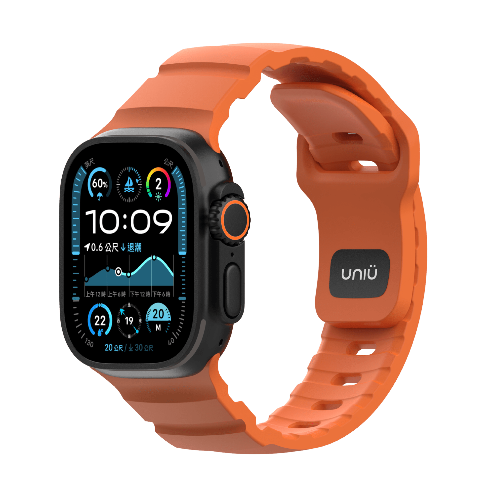 Titan 無畏極限錶帶 Apple Watch 運動錶帶 宇宙橘