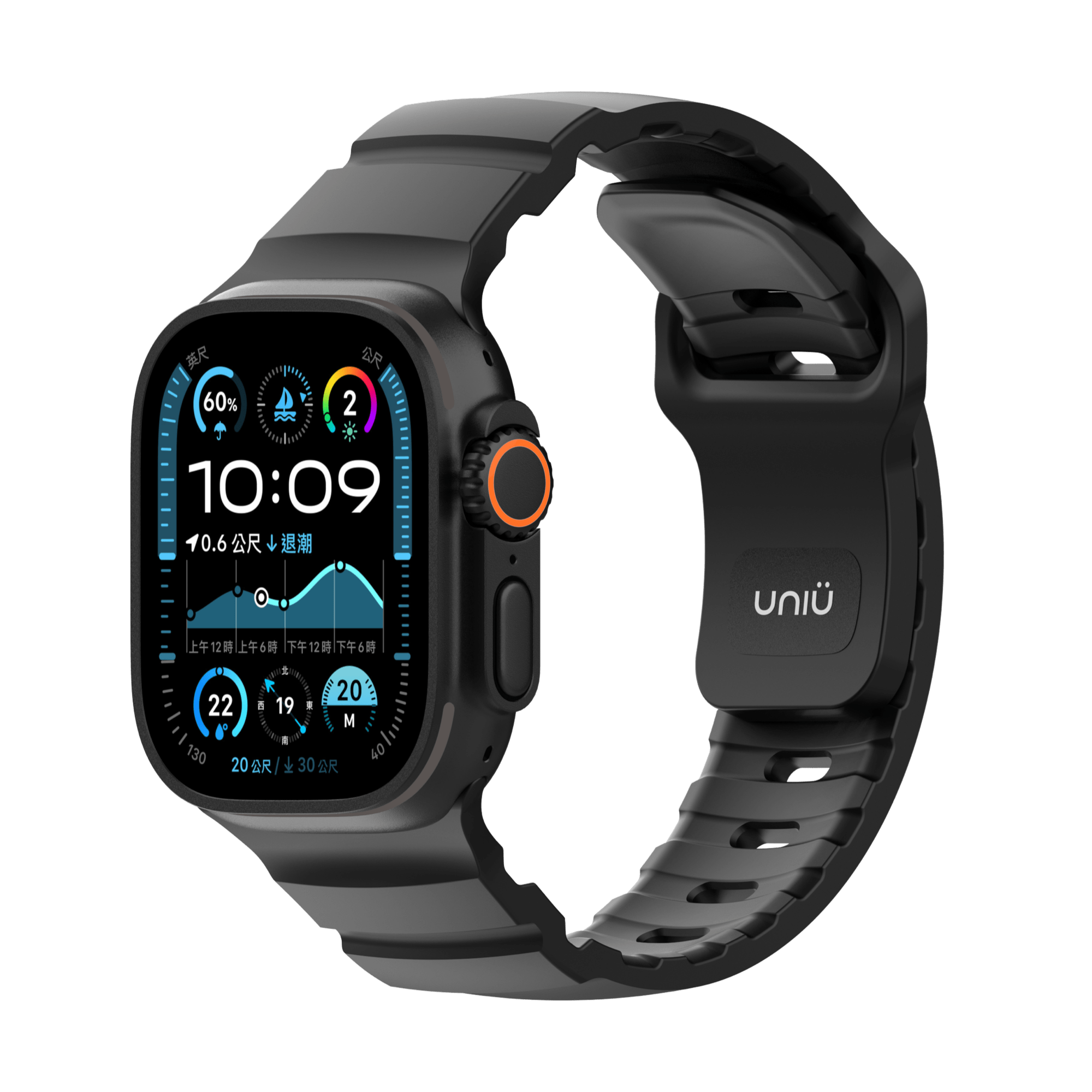 Titan 無畏極限錶帶 Apple Watch 運動錶帶 暗黑