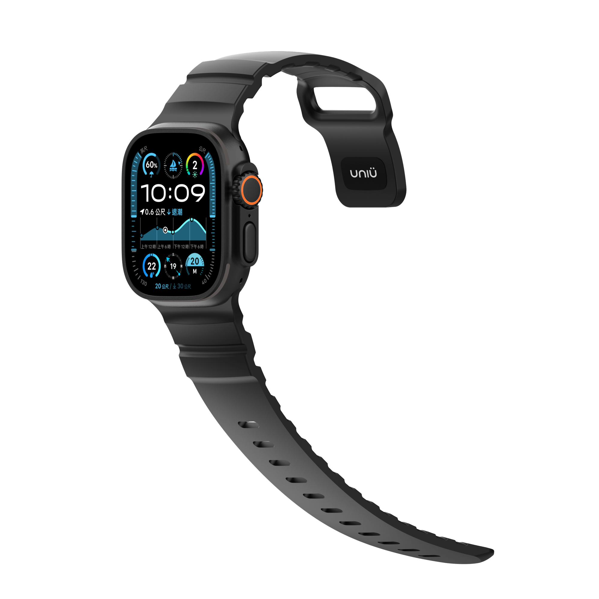 Titan 無畏極限錶帶 Apple Watch 運動錶帶 暗黑