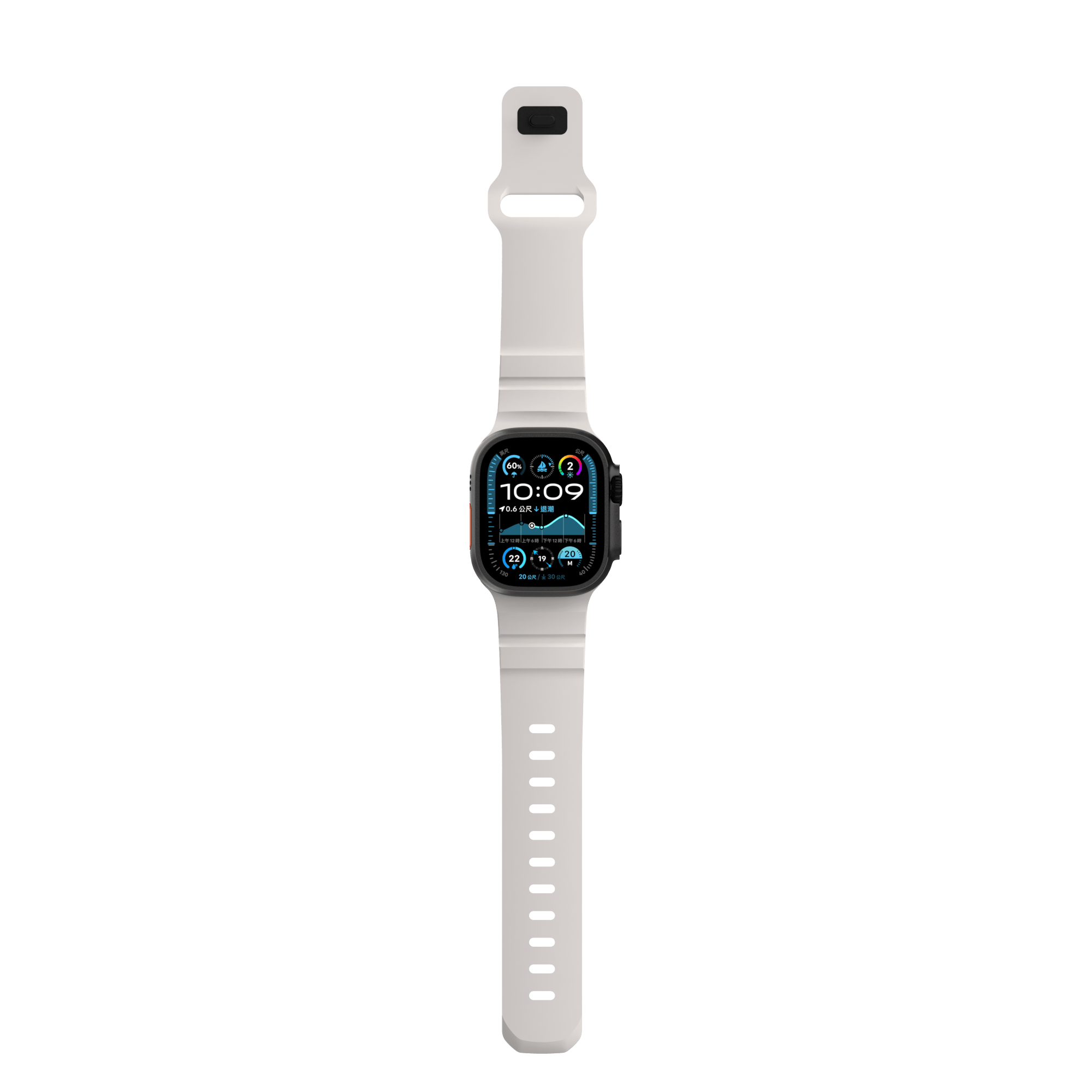 Apple Watch 運動錶帶 UNIU Titan 無畏極限防護錶帶 (星光白)