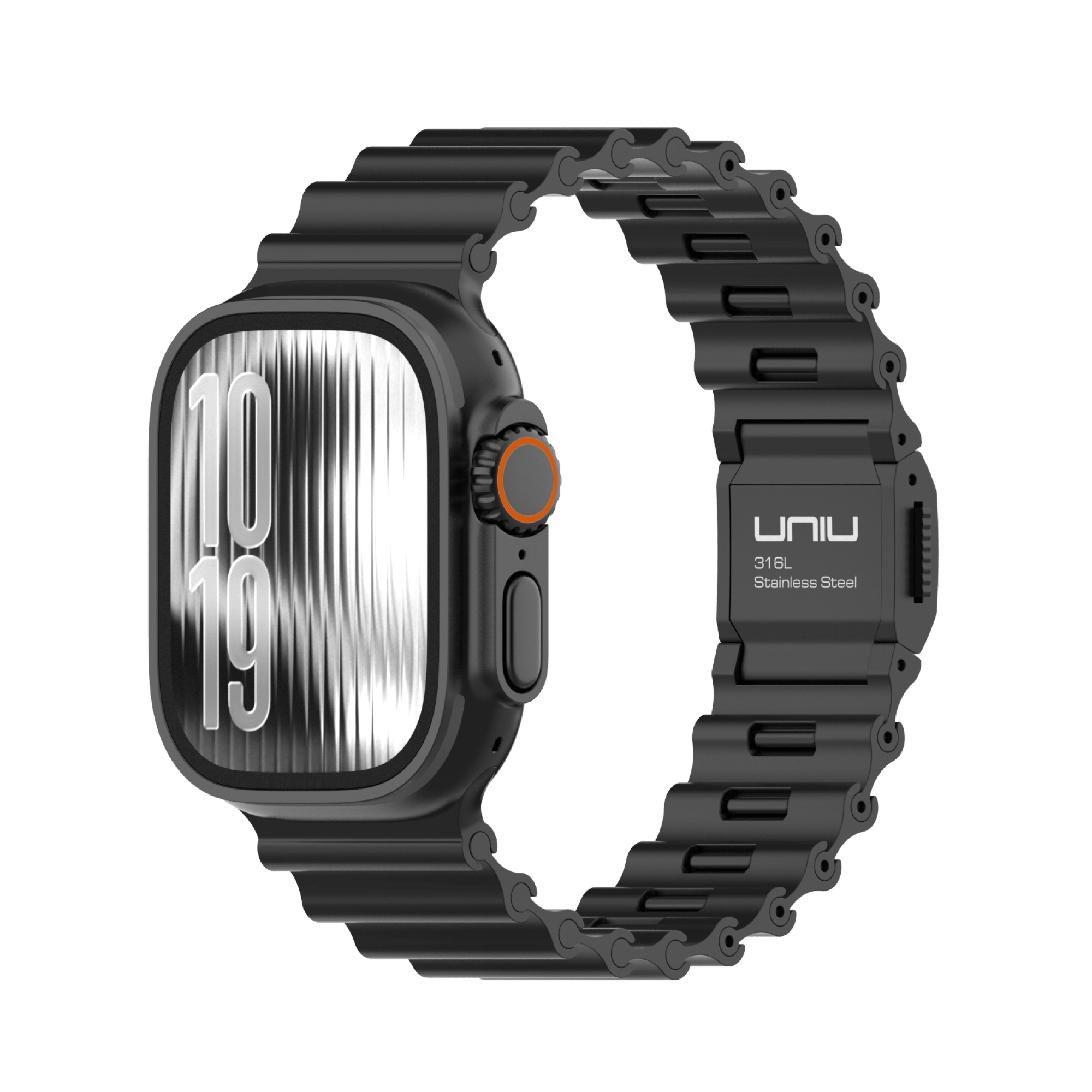 Ocean 海洋金屬錶帶 Apple Watch 金屬錶帶 鈦黑色
