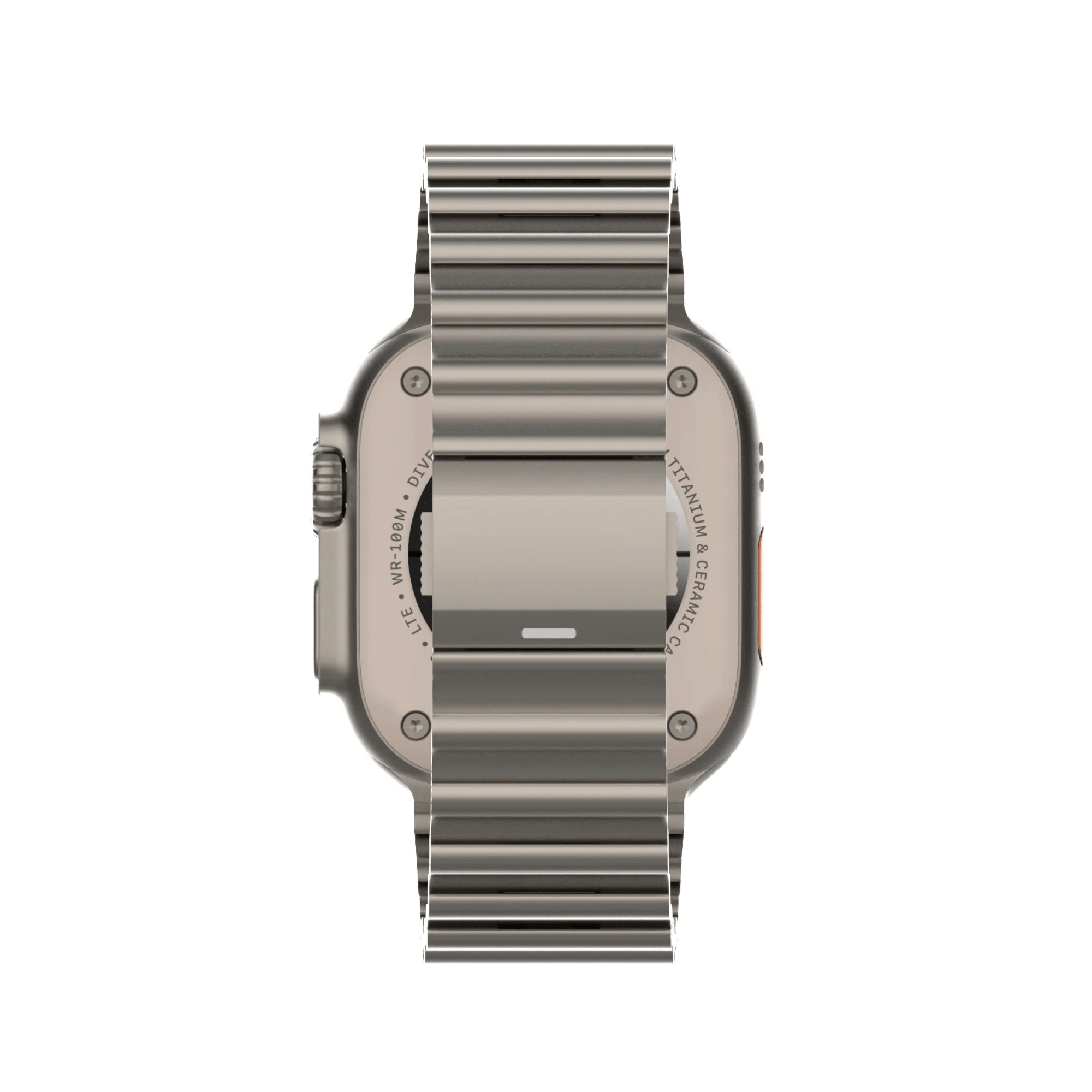 Apple Watch 金屬錶帶 UNIU Ocean 海洋金屬錶帶 (原鈦色)