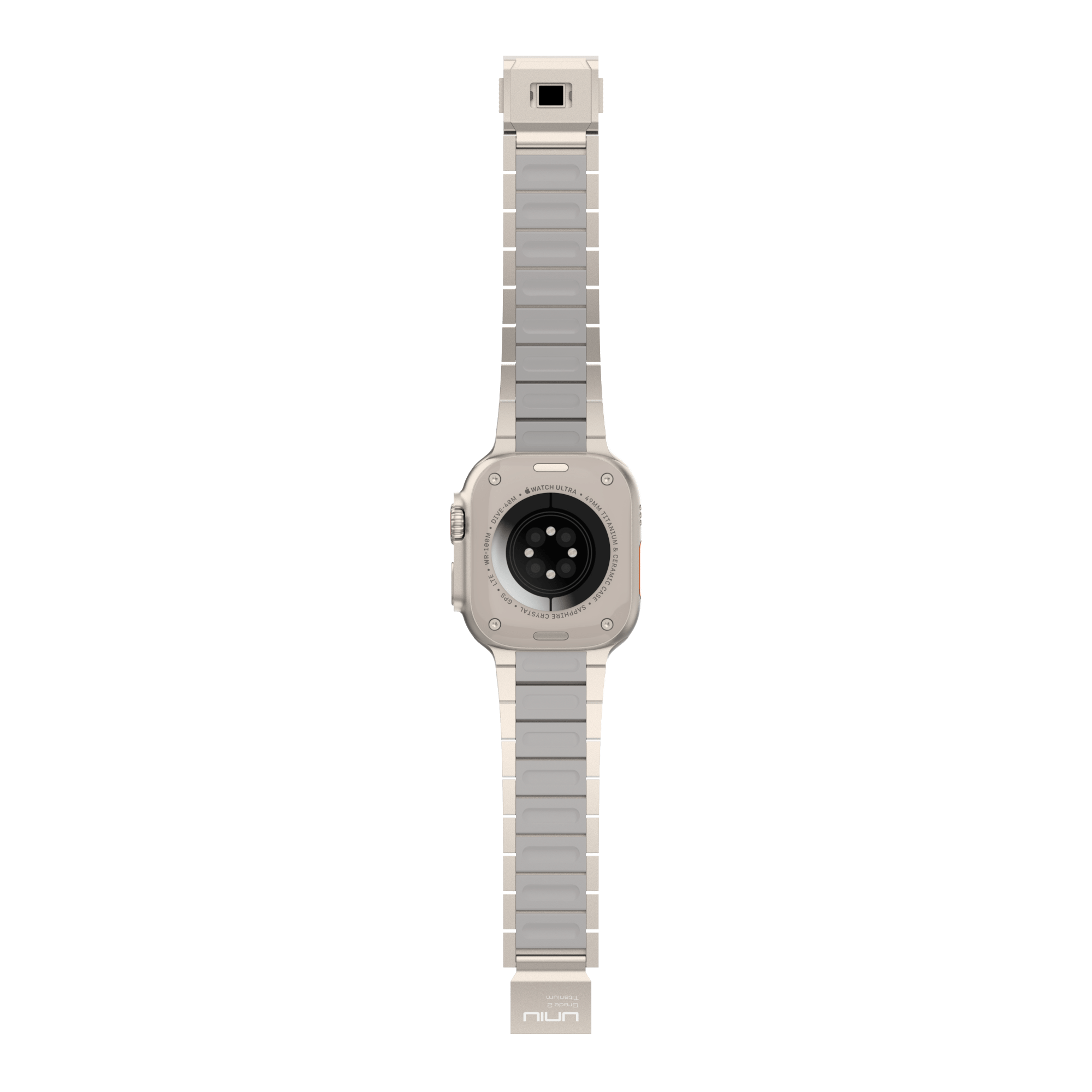 ORBIT 鈦合金複合錶帶 Apple Watch 鈦合金錶帶 霜鈦灰