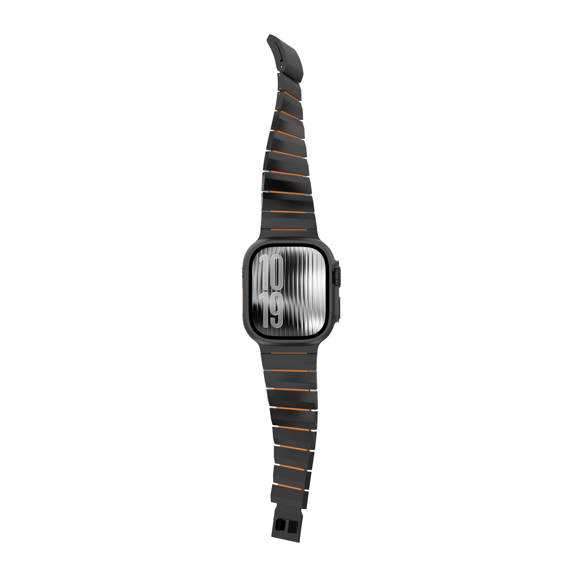 ORBIT 鈦合金複合錶帶 Apple Watch 鈦合金錶帶 曜石橙