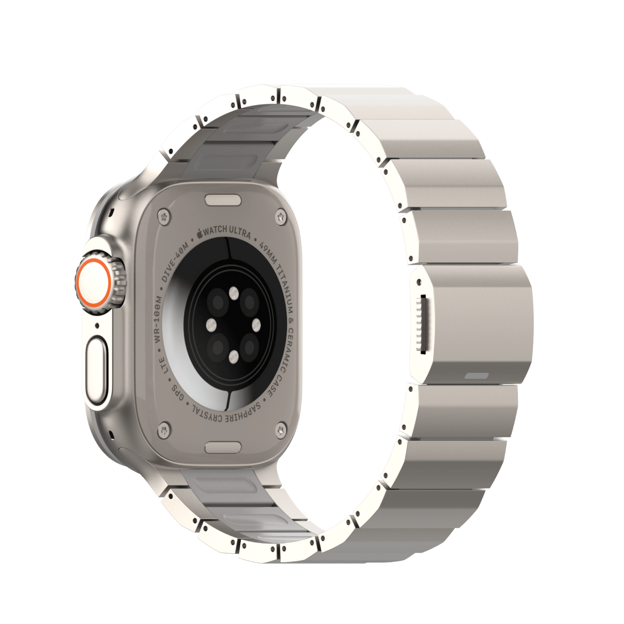 ORBIT 鈦合金複合錶帶 Apple Watch 鈦合金錶帶 霜鈦灰