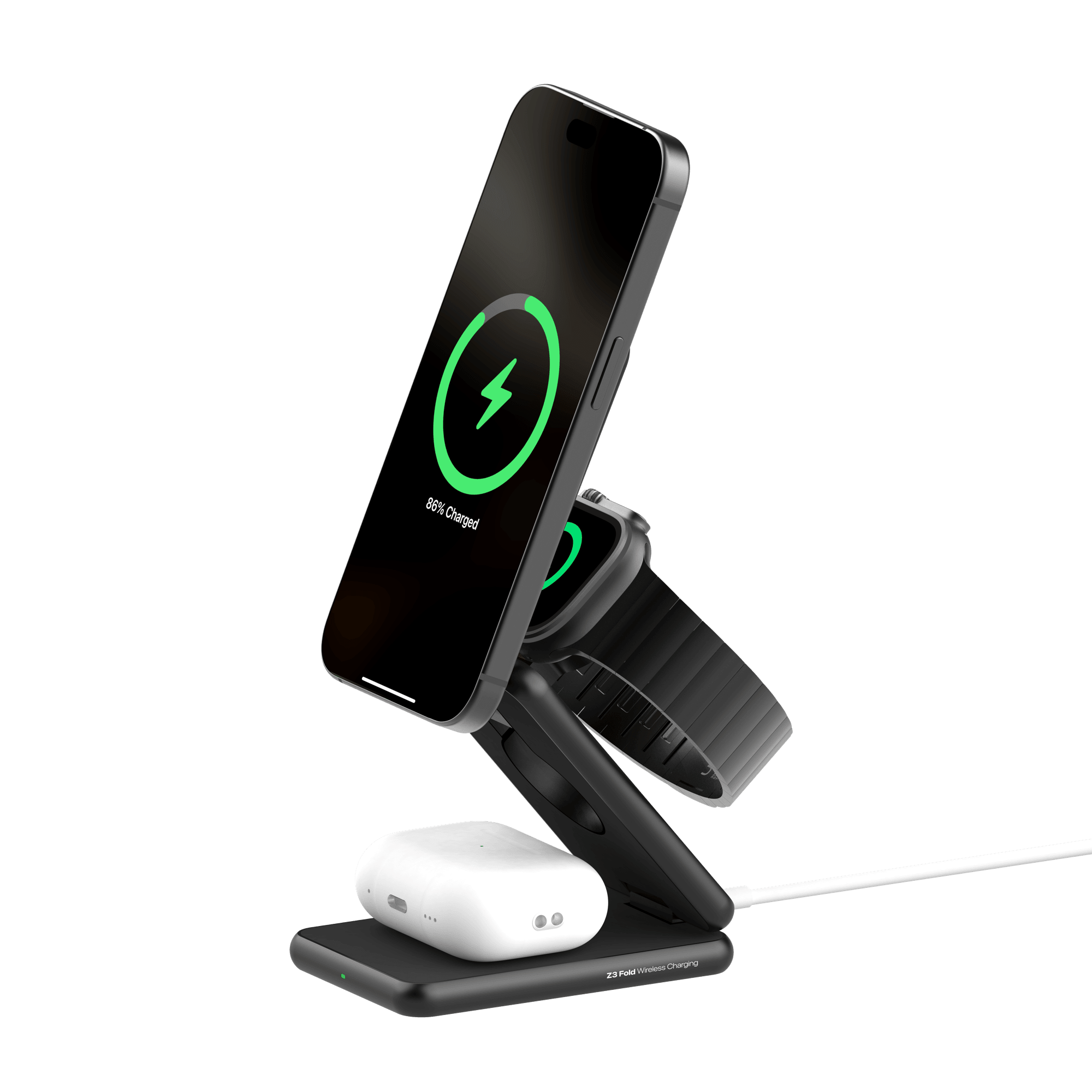 Z3 三合一折疊無線充電器 (兼容Qi2 - 15W) - UNIU® | 官方網站