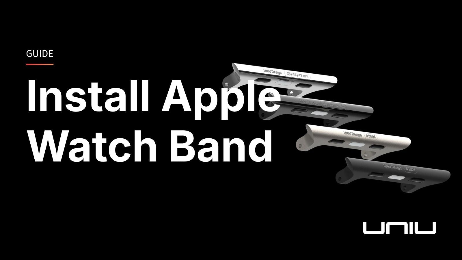 如何安裝 Apple Watch 錶帶？拆卸、更換與尺寸確認教學 - UNIU® | 官方網站