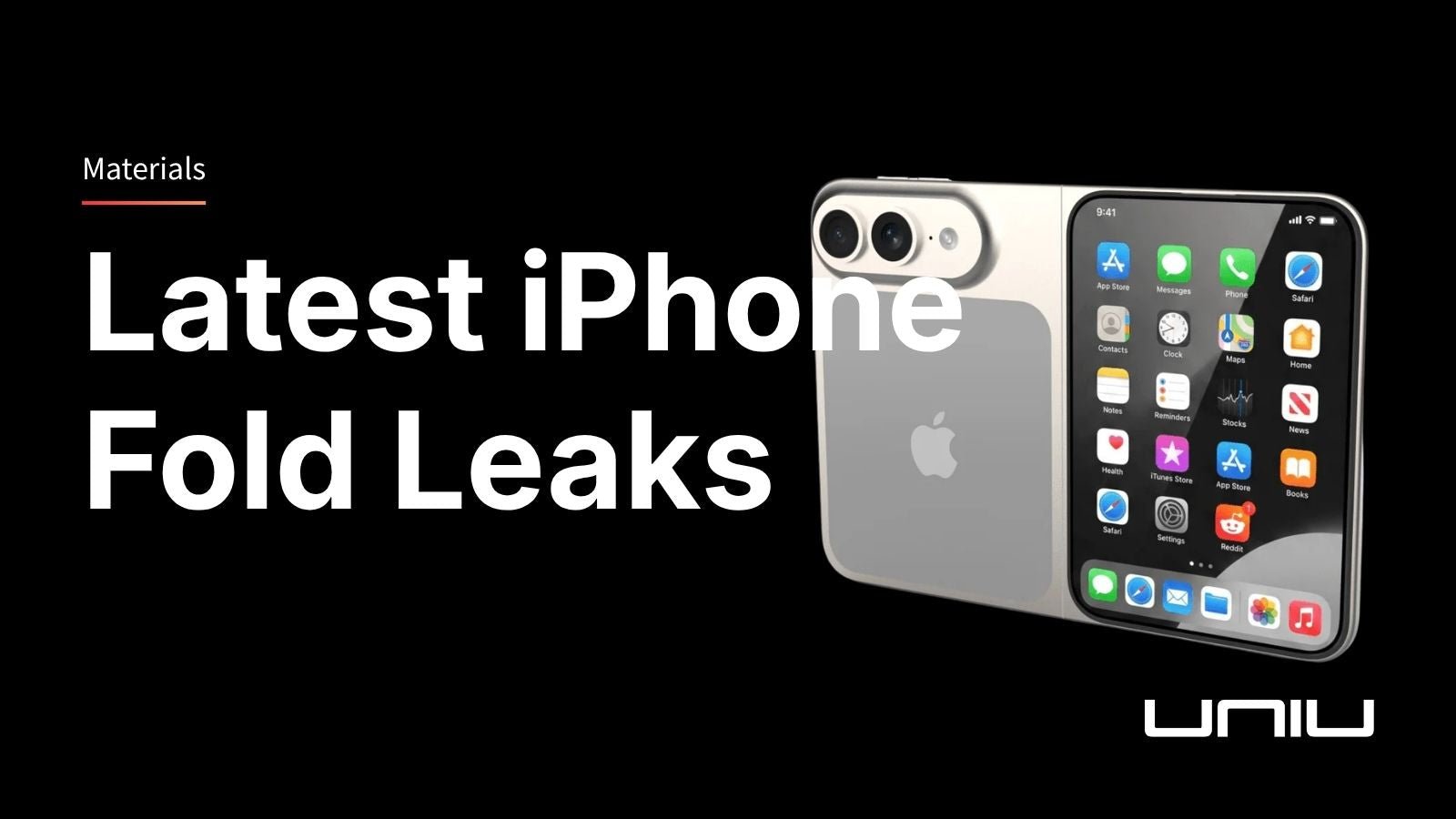 iPhone 摺疊機最新爆料整理，可能帶來哪些改變？ - UNIU® | 官方網站