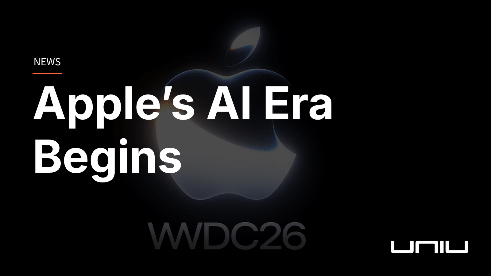 WWDC26 Apple Intelligence 與全新 Siri AI 介面示意圖