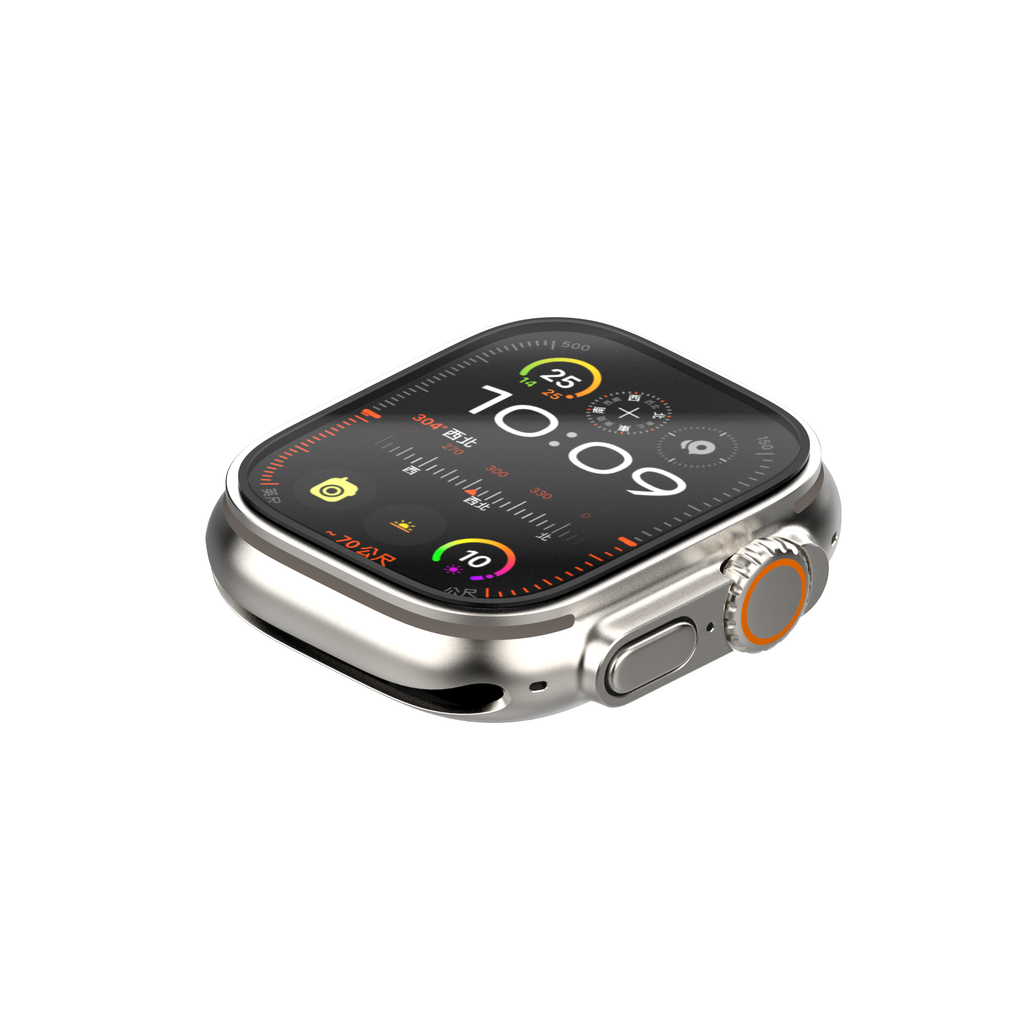 Apple Watch Ultra 1/2/3 49mm | 2D 滿版玻璃保護貼