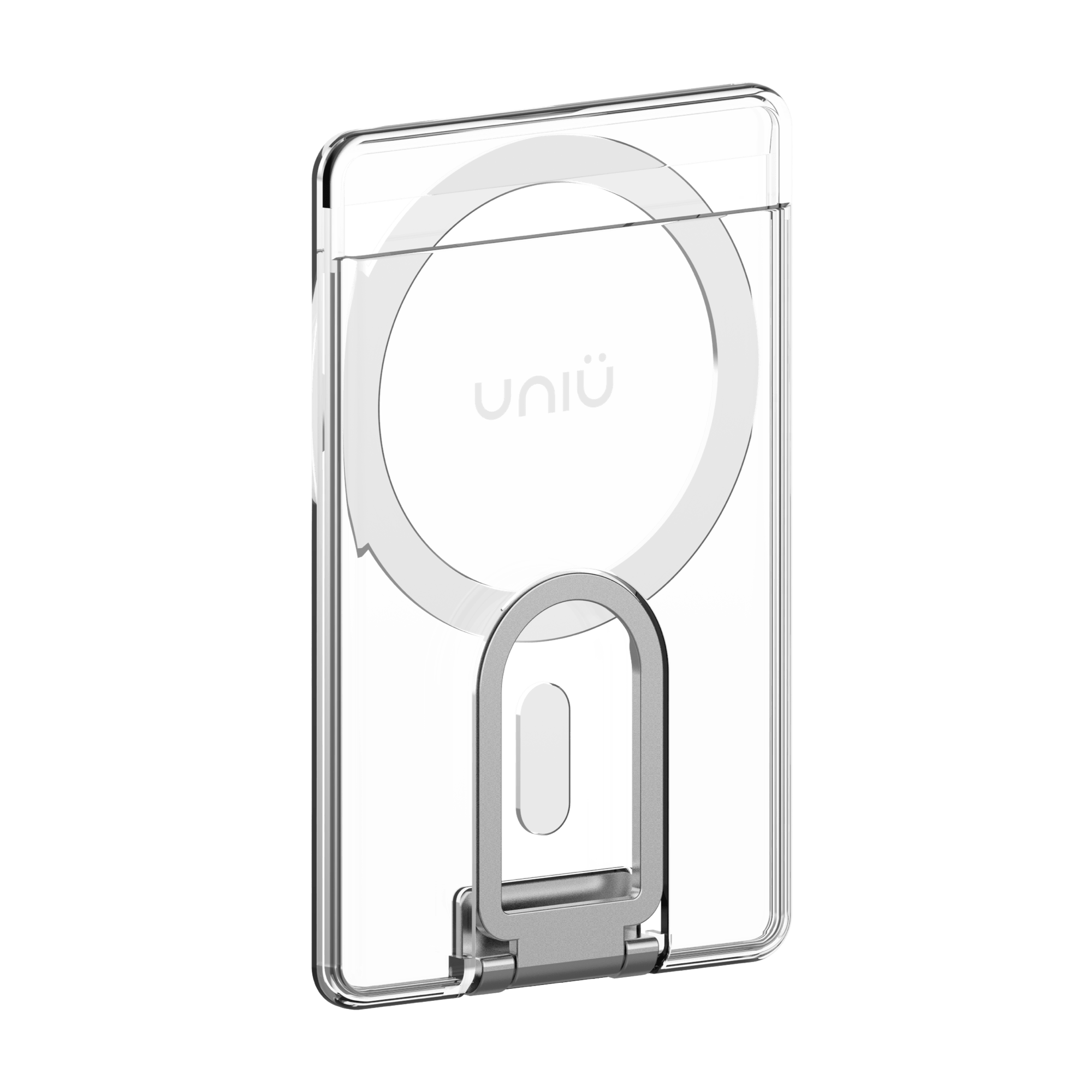 [預購] PURE 透明支架卡包 (兼容MagSafe) - UNIU 官方網站