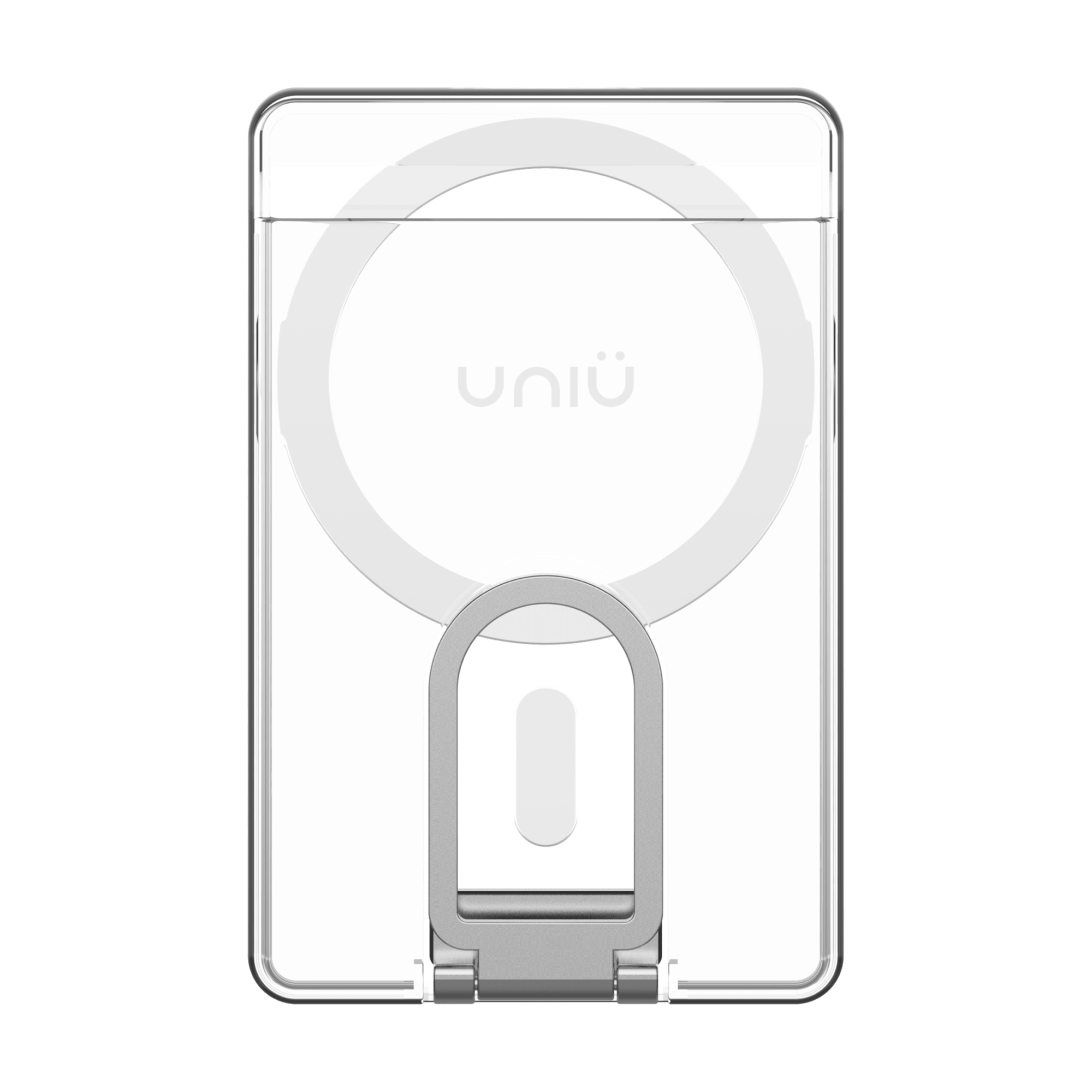 [預購] PURE 透明支架卡包 (兼容MagSafe) - UNIU 官方網站