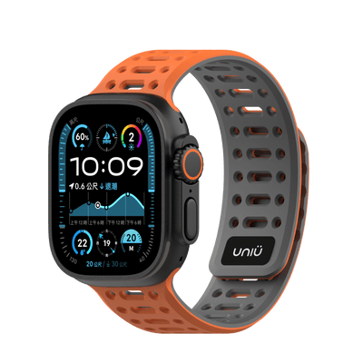 Apple Watch 運動錶帶 UNIU Air Sport 運動型磁吸錶帶 (橘色)