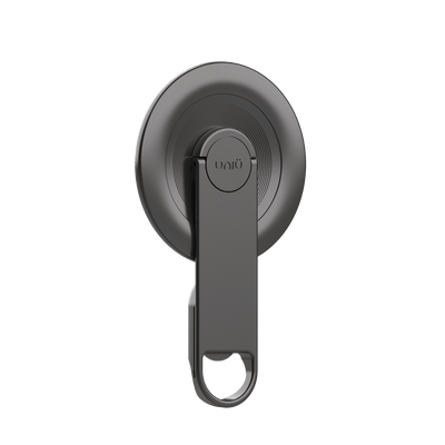 MagSafe 磁吸手機支架 UNIU MagOp 旋轉開瓶支架 (槍色)