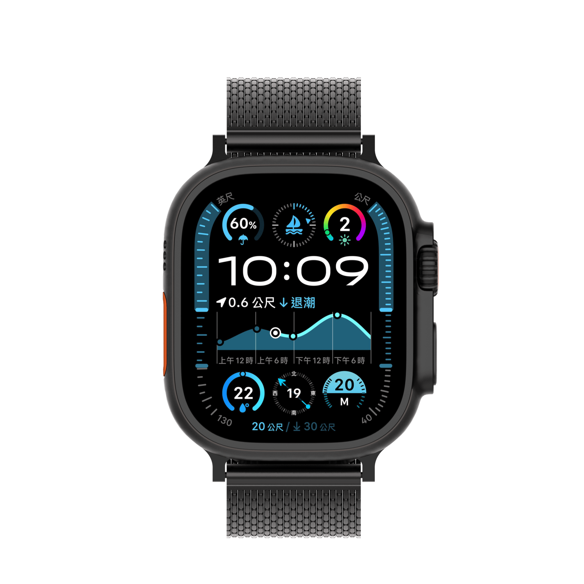 Mesh Pro 精鋼米蘭錶帶 49mm - UNIU 官方網站