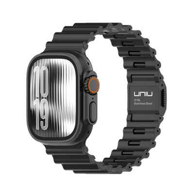 Ocean 海洋金屬錶帶 Apple Watch 金屬錶帶 鈦黑色