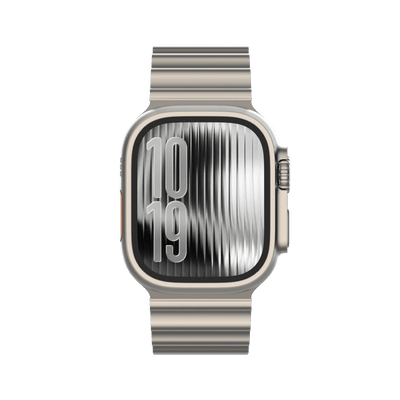 Apple Watch 金屬錶帶 UNIU Ocean 海洋金屬錶帶 (原鈦色)