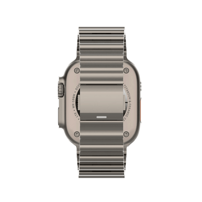 Apple Watch 金屬錶帶 UNIU Ocean 海洋金屬錶帶 (原鈦色)