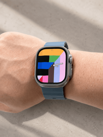Ocean Flux 海洋運動錶帶 Apple Watch 運動錶帶 岩板藍