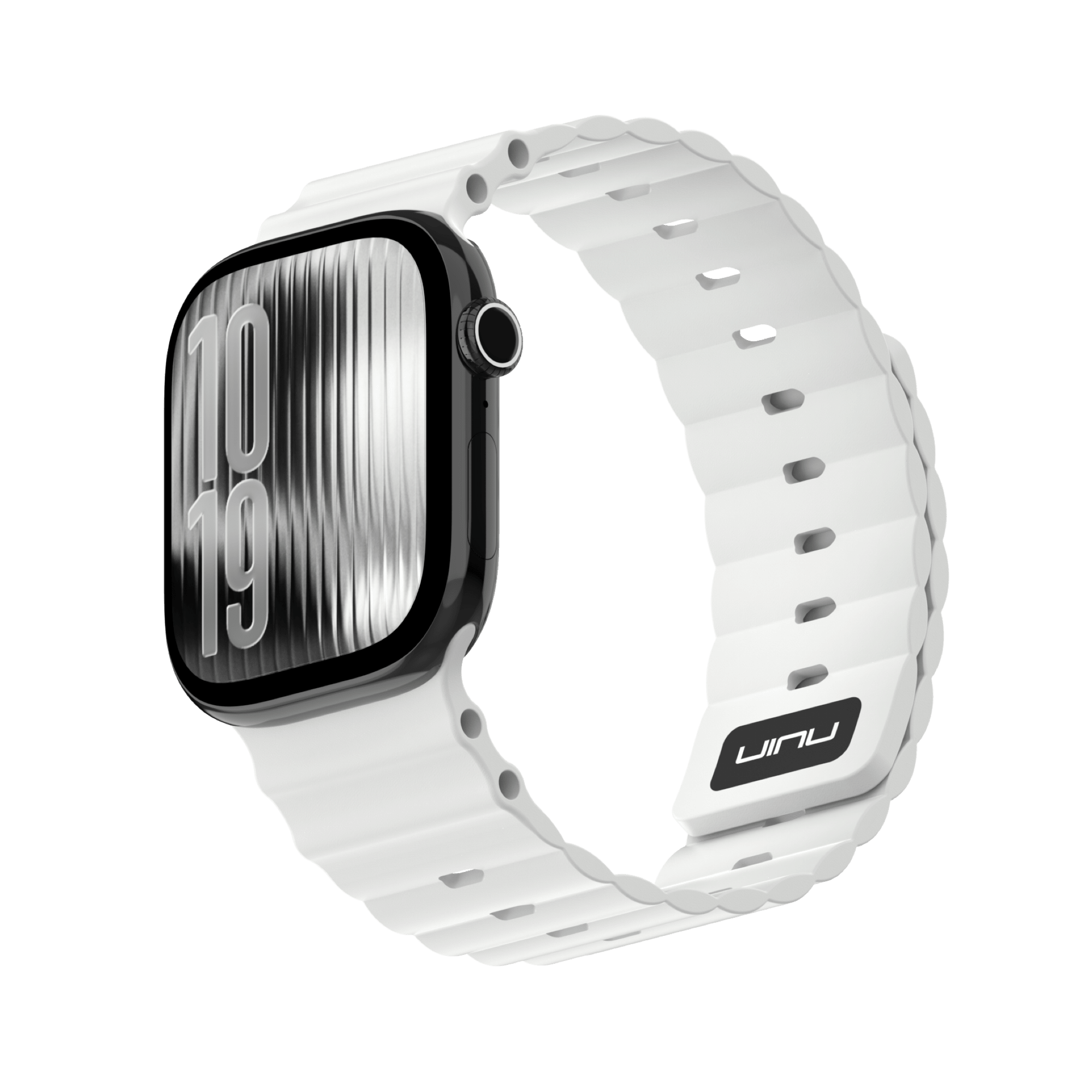 Ocean Flux 海洋運動錶帶 Apple Watch 運動錶帶 極地白