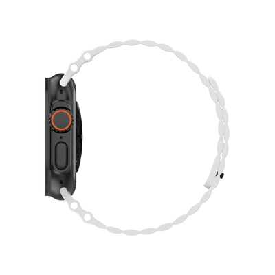 Ocean Flux 海洋運動錶帶 Apple Watch 運動錶帶 極地白