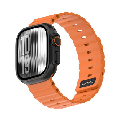 Ocean Flux 海洋運動錶帶 Apple Watch 運動錶帶 熔岩橘