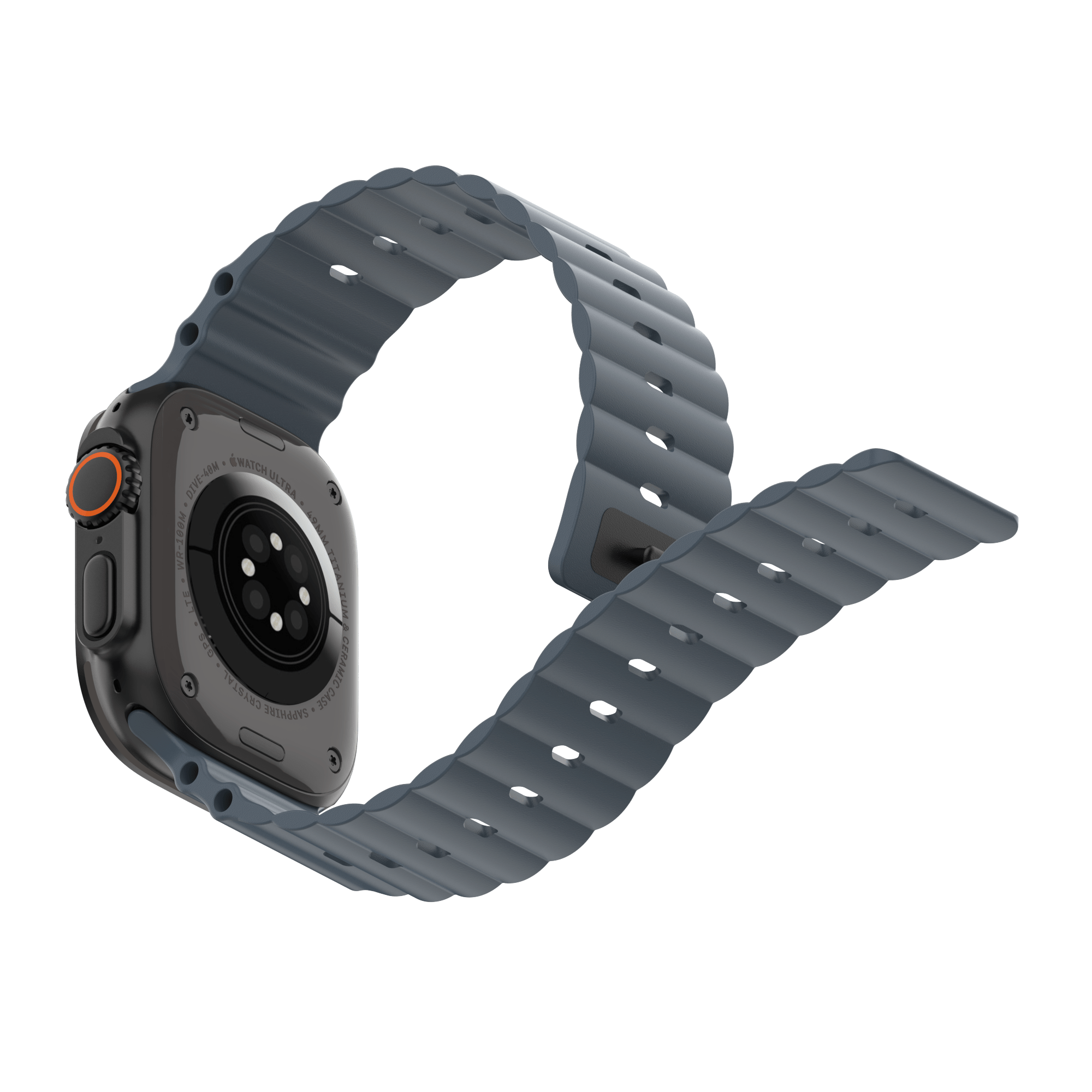 Ocean Flux 海洋運動錶帶 Apple Watch 運動錶帶 岩板藍