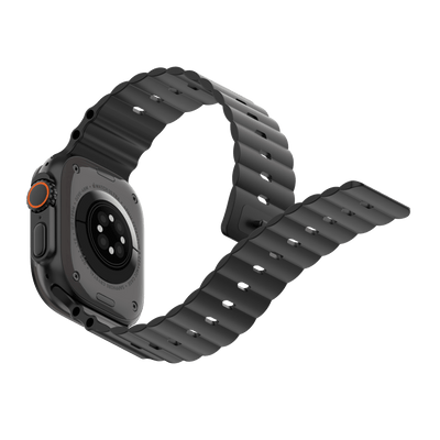 Ocean Flux 海洋運動錶帶 Apple Watch 運動錶帶 曜石黑