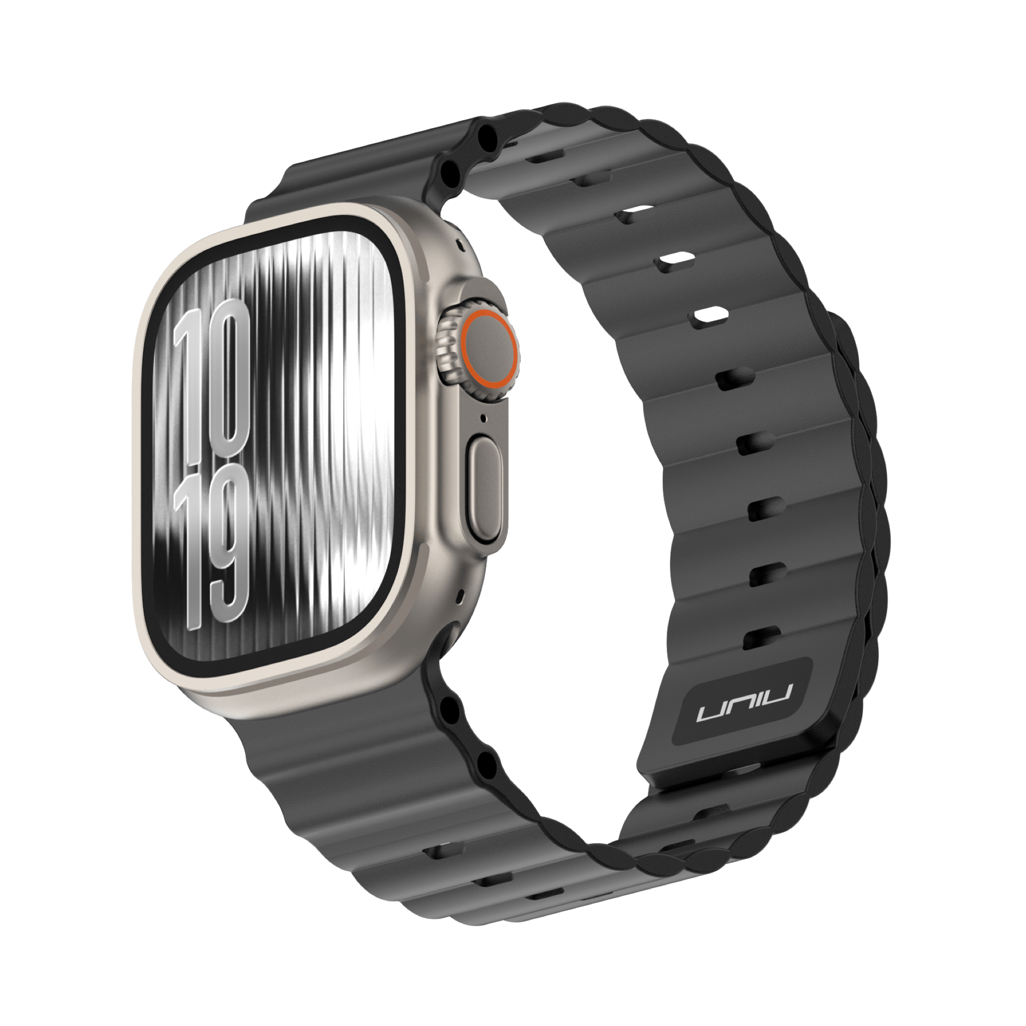 Ocean Flux 海洋運動錶帶 Apple Watch 運動錶帶 曜石黑