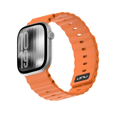 Ocean Flux 海洋運動錶帶 Apple Watch 運動錶帶 熔岩橘