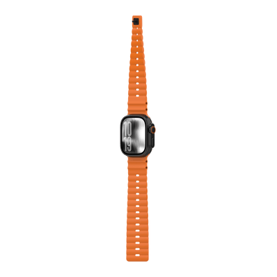 Ocean Flux 海洋運動錶帶 Apple Watch 運動錶帶 熔岩橘