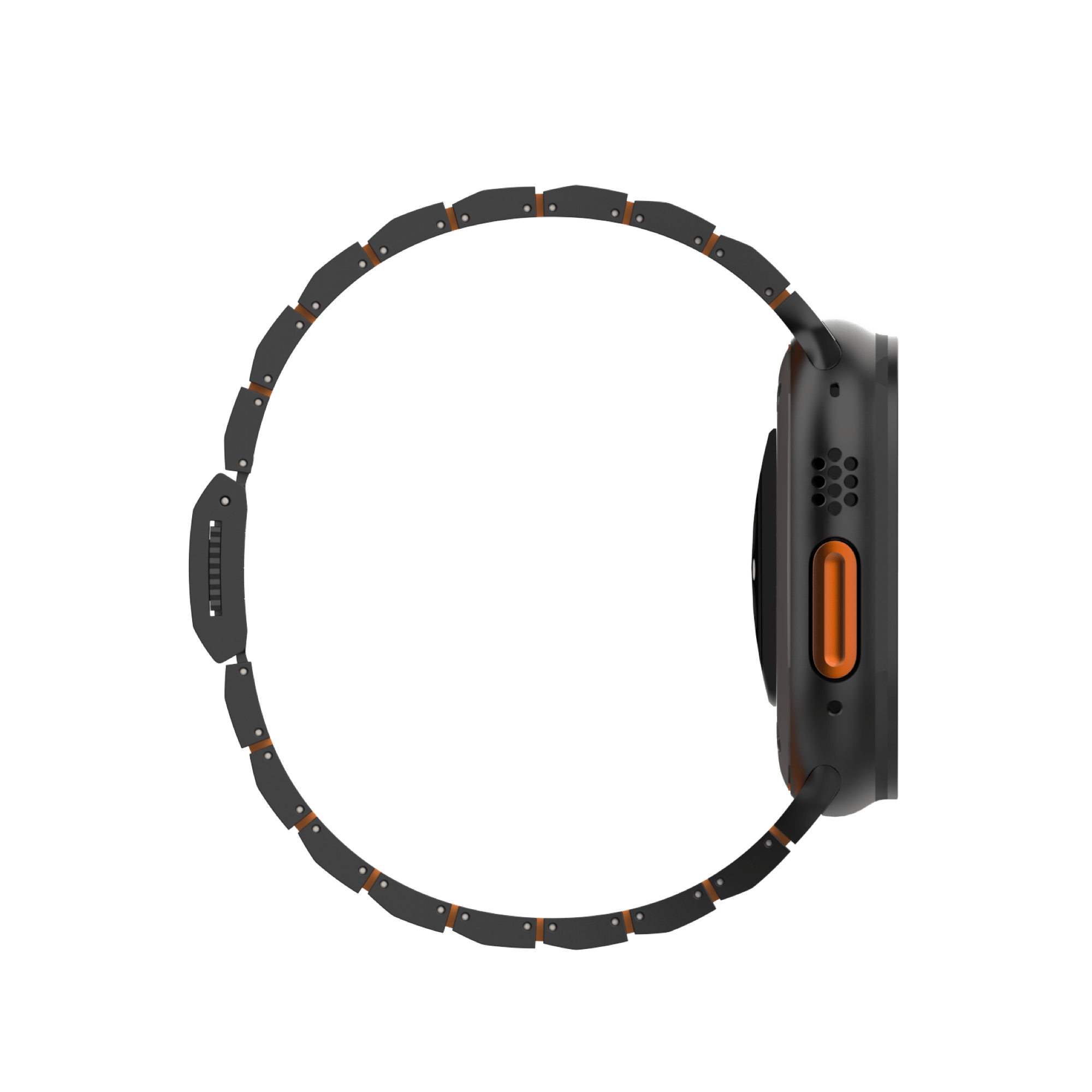 ORBIT 鈦合金複合錶帶 Apple Watch 鈦合金錶帶 曜石橙