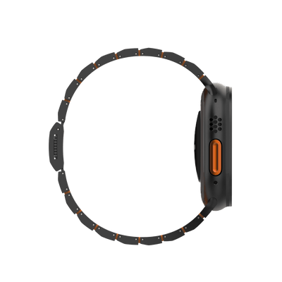 ORBIT 鈦合金複合錶帶 Apple Watch 鈦合金錶帶 曜石橙