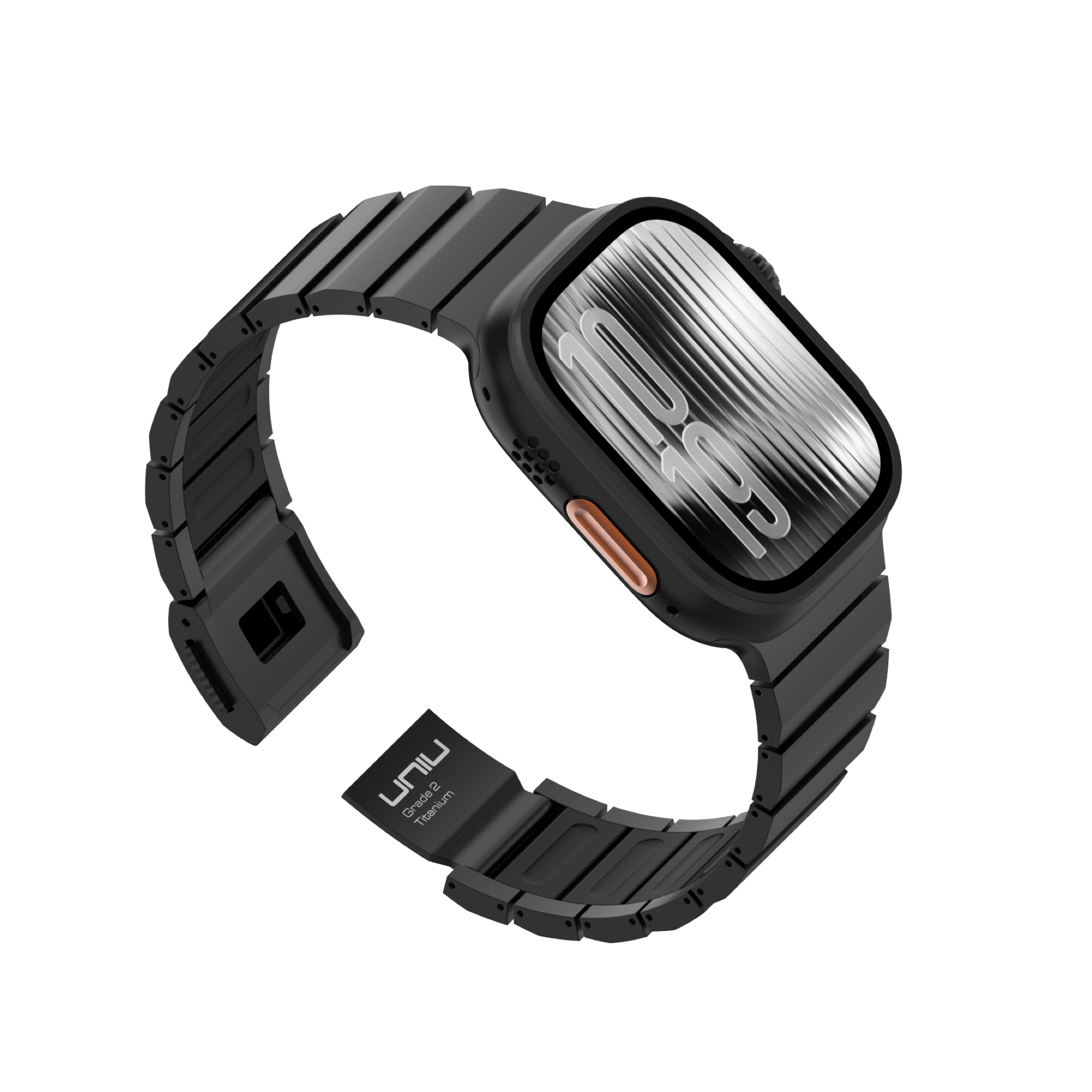 ORBIT 鈦合金複合錶帶金屬錶帶適用 Apple Watch 49/46/45/44mm
