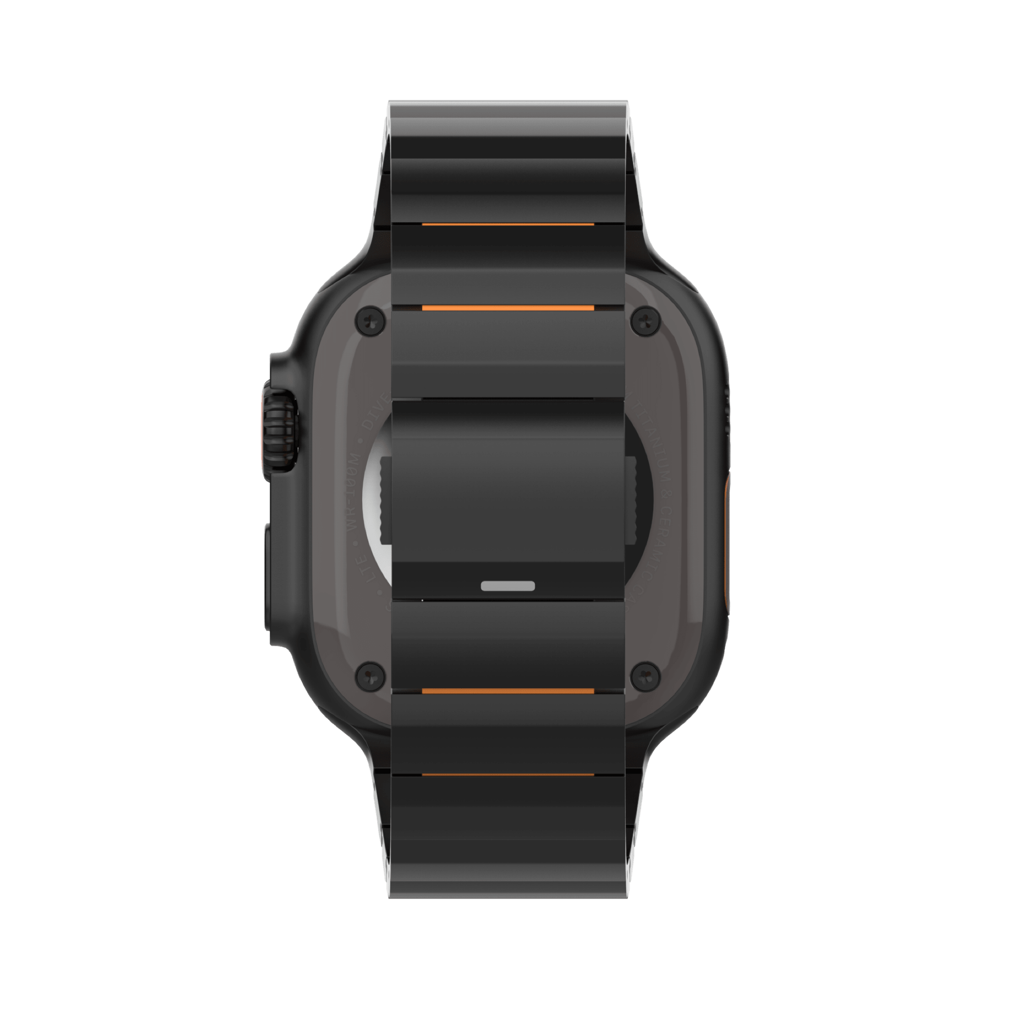 ORBIT 鈦合金複合錶帶 Apple Watch 鈦合金錶帶 曜石橙