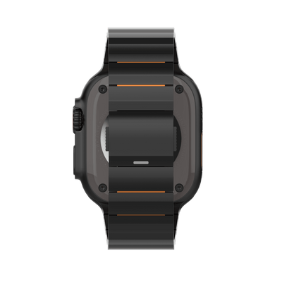ORBIT 鈦合金複合錶帶 Apple Watch 鈦合金錶帶 曜石橙