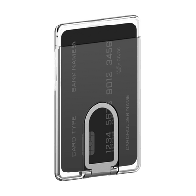 PURE 透明支架卡包 (兼容MagSafe) 磁吸手機支架卡套