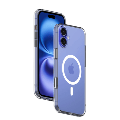 iPhone 16 Plus 透明磁吸保護殼 UNIU SANP 快拍透明防摔保護殼 (透明)