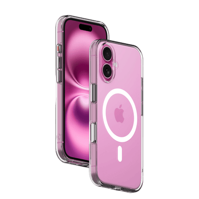 iPhone 16 透明磁吸保護殼 UNIU SANP 快拍透明防摔手機殼 (透明)