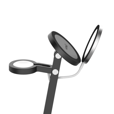 MagSafe 充電支架 UNIU Z2 桌面充電整合支架 太空黑 - UNIU 官方網站