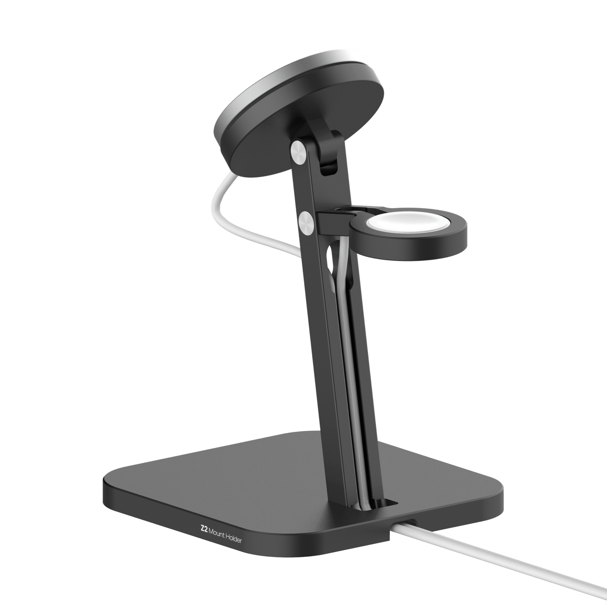 MagSafe 充電支架 UNIU Z2 桌面充電整合支架 太空黑 - UNIU 官方網站