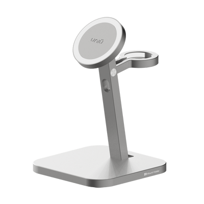 MagSafe 充電支架 UNIU Z2 桌面充電整合支架 原鈦色 - UNIU 官方網站