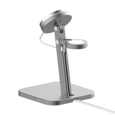 MagSafe 充電支架 UNIU Z2 桌面充電整合支架 原鈦色 - UNIU 官方網站