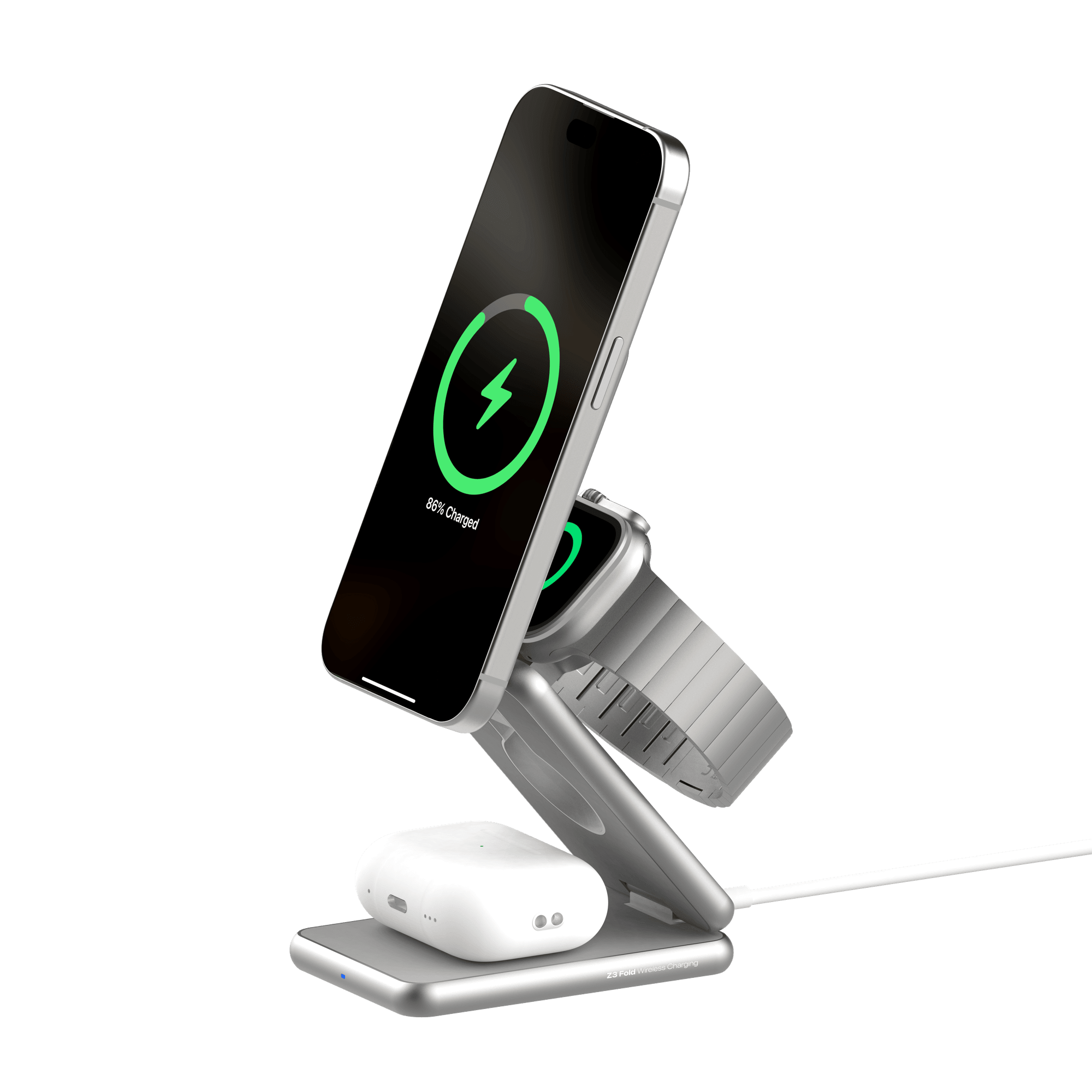 Z3 三合一折疊無線充電器 (兼容Qi2 - 15W) - UNIU® | 官方網站
